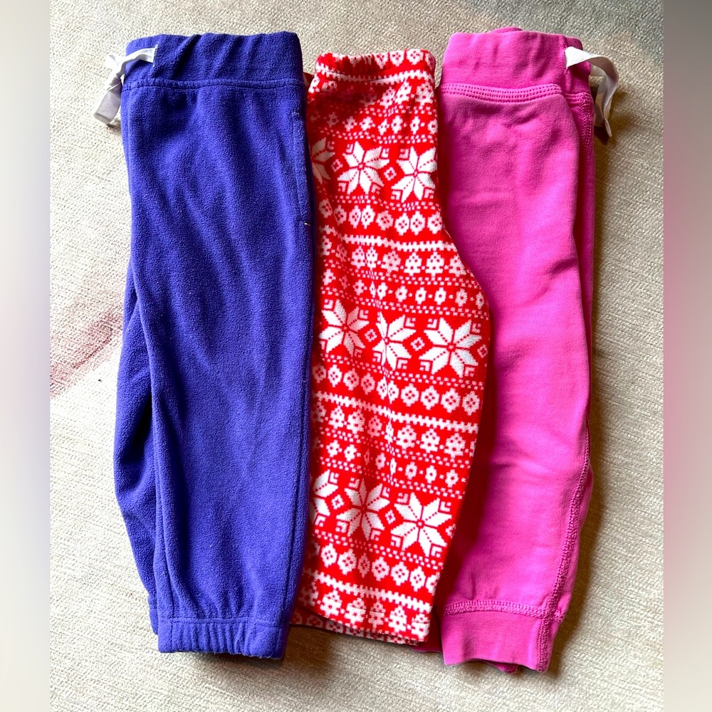 3 pairs of warm toddler pants (~18 months)
